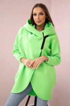 Women's Plus Size Solid Color Coat - StepByStepNow