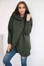 Women's Plus Size Solid Color Coat - StepByStepNow