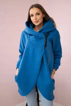 Women's Plus Size Solid Color Coat - StepByStepNow