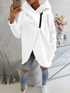 Women's Plus Size Solid Color Coat - StepByStepNow