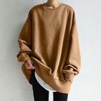 Women's Pullover Round Neck Loose Sweater - StepByStepNow