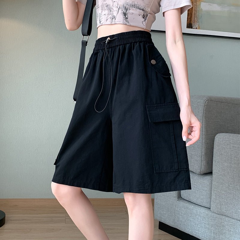 Women's Spicy - Girl High - Waisted Casual Shorts - Thin Loose Five - Point Shorts - StepByStepNow