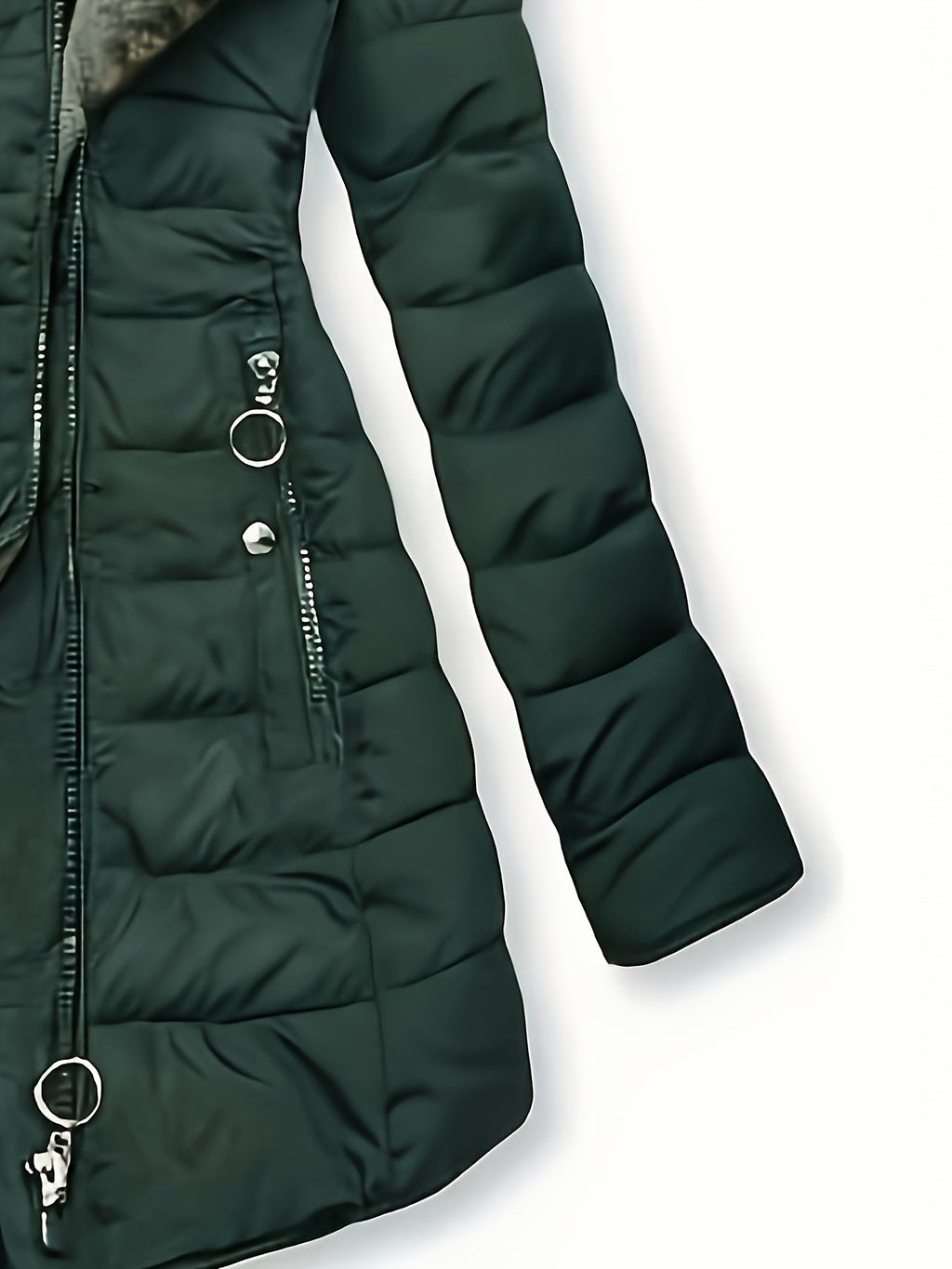 Women's Winter Fleece - Lined Hooded Jacket - Mid - Length Relaxed Fit Coat with Zipper Front - StepByStepNow