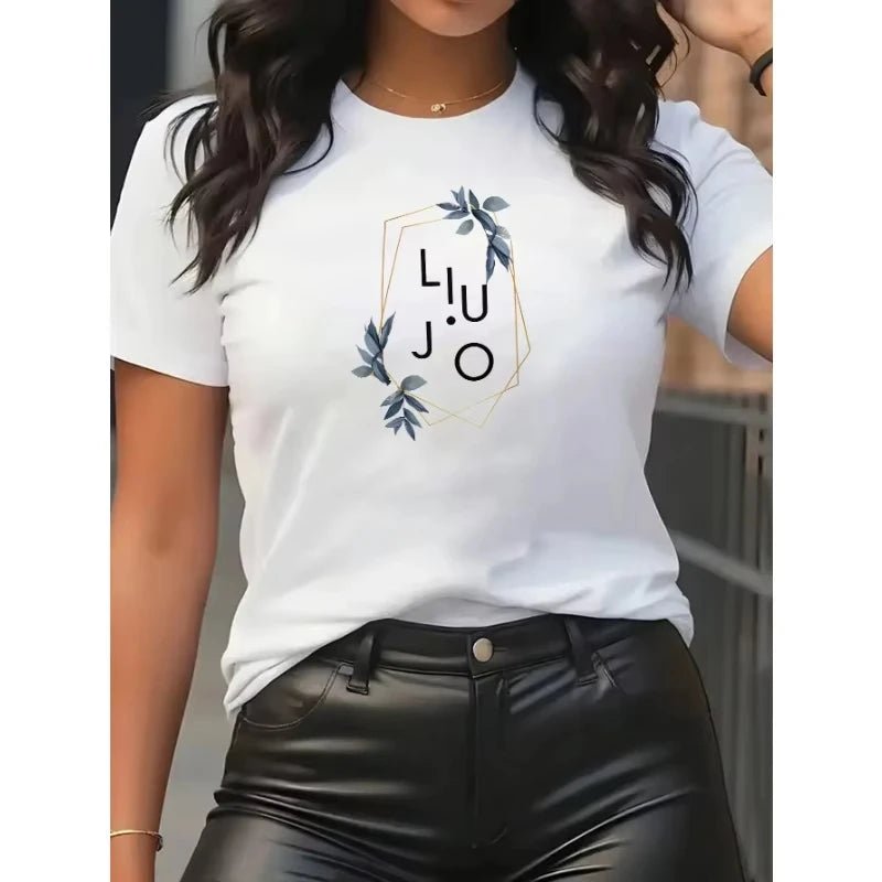 Women's Y2k Streetwear T-Shirt - Casual Summer Fashion Short Sleeve Top | StepbyStepNow - StepByStepNow