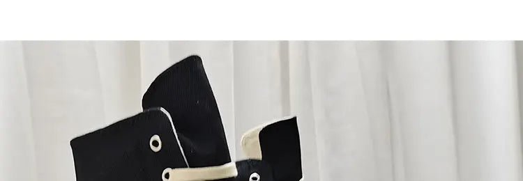 YETTIES Unisex High - Top Canvas Sneakers - Thick Sole Zip - Up Summer Shoes | StepbyStepNow - StepByStepNow