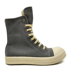 YETTIES Unisex High - Top Canvas Sneakers - Thick Sole Zip - Up Summer Shoes | StepbyStepNow - StepByStepNow
