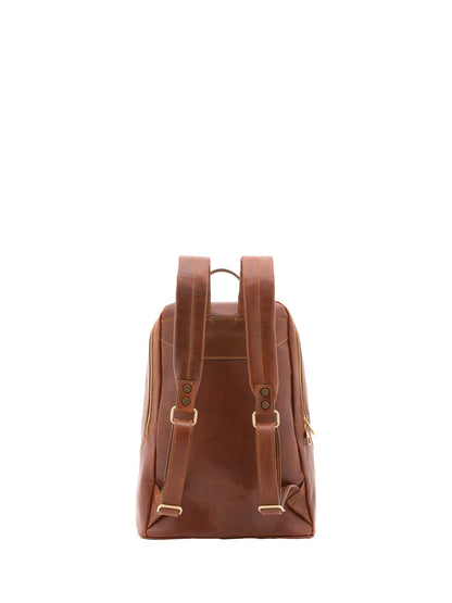Zaino unisex In Vera pelle Made in Italy 30x46x17 cm - StepByStep