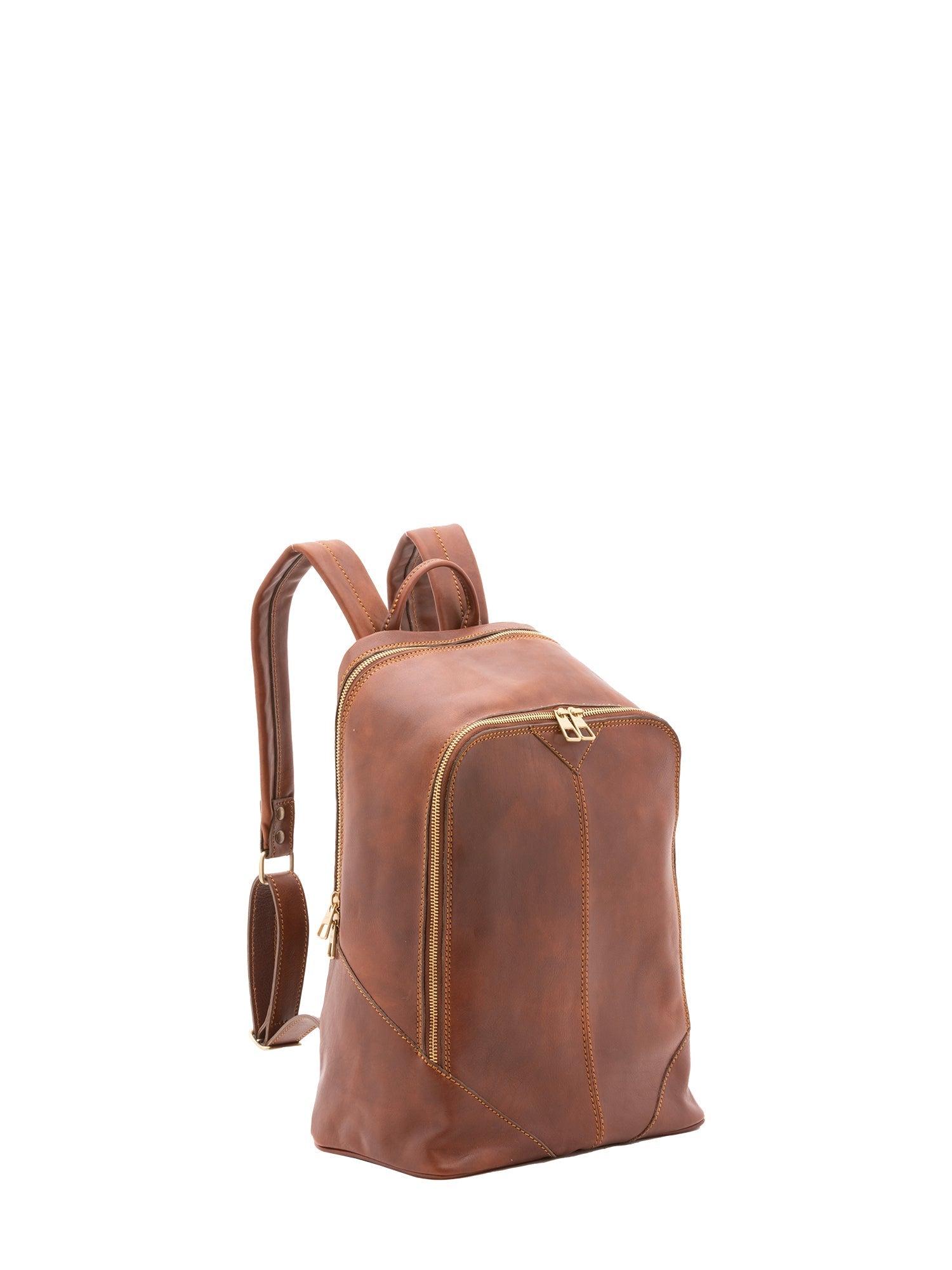 Zaino unisex In Vera pelle Made in Italy 30x46x17 cm - StepByStep