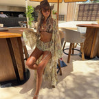 Zebra print 3 Pieces Micro Bikini 2026 Sexy Swimsuit Women Swimwear Biquini Female Bodysuit Bathing Suits Cover Up Long Skirt - StepByStepNow